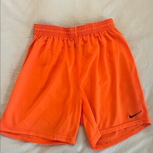 Nike Men's Bright Orange Sports Shorts